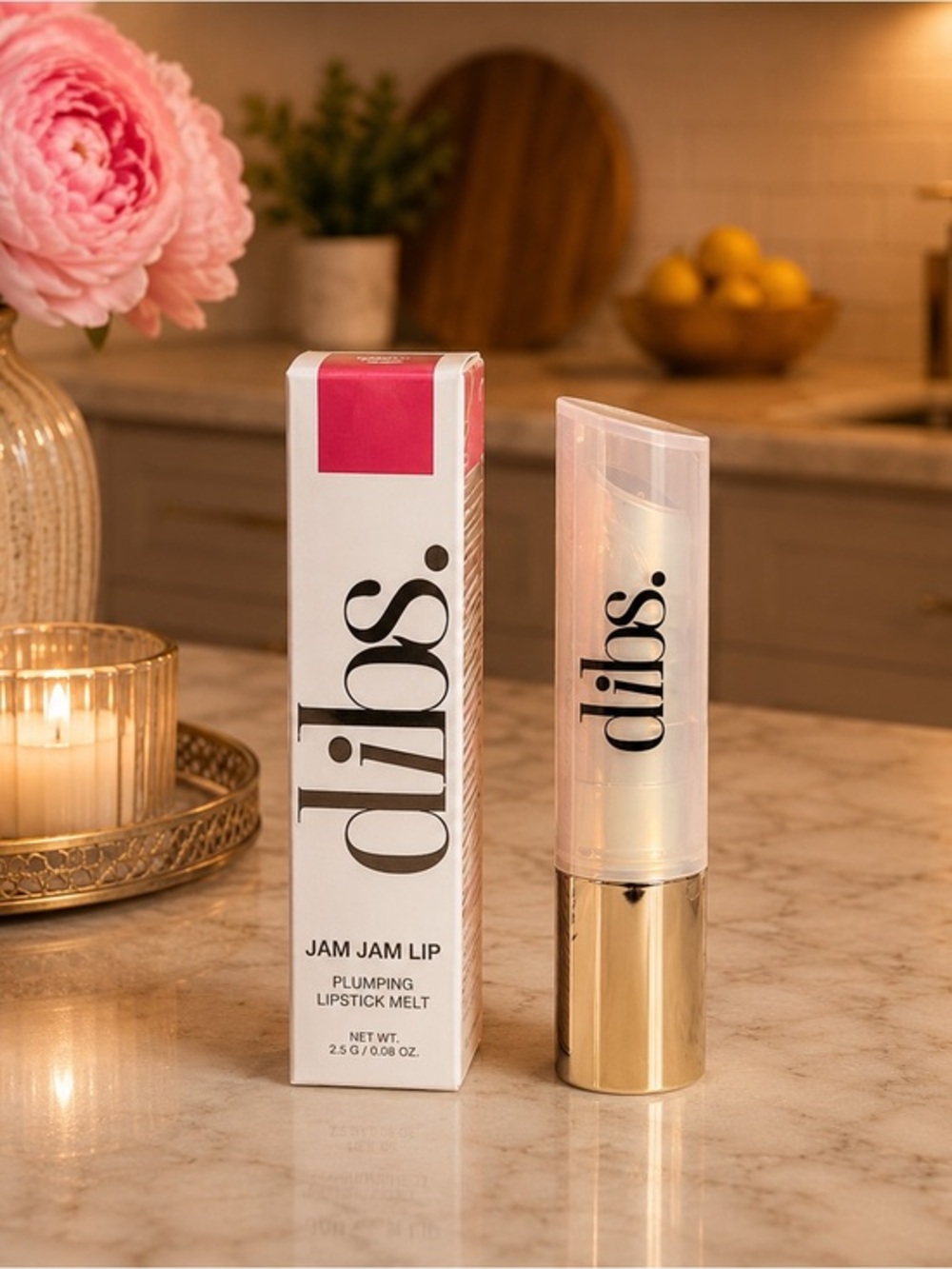 DIBS Jam Jam Lip Plumping Lipstick Melt – Shade Jam Sesh BNIB